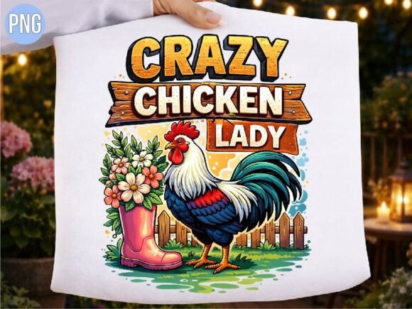 Crazy Chicken Lady Floral Rooster PNG: A Guide to High-Quality Digital Design