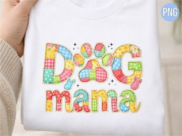 Evaluating the Dog Mama Quilt Pattern Paw Shirt PNG for Creative Projects