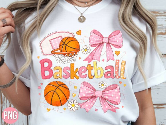 Integrating Girly Coquette Basketball Sports PNG into Your Creative Workflow