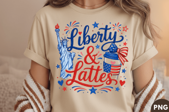 Mastering Your Print Projects with the Liberty Lattes PNG T-shirt Design