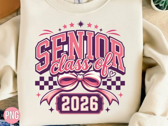 Senior Class of 2026 Shirt PNG Design