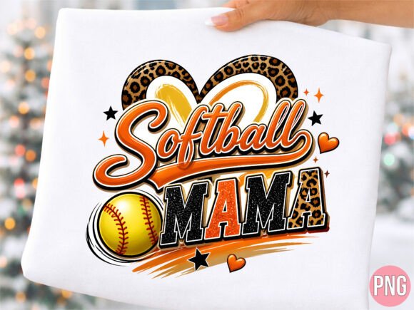 Softball Mama PNG: Premium Digital Design
