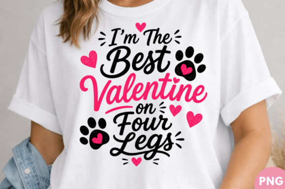 Strategic Positioning with the I’m the Best Valentine on Four Legs PNG