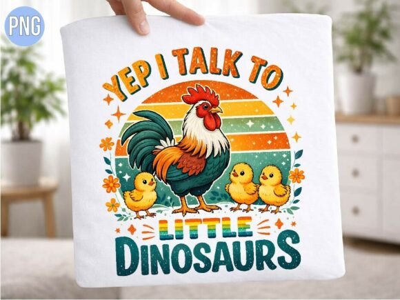 Talk to Little Dinosaurs Rooster PNG