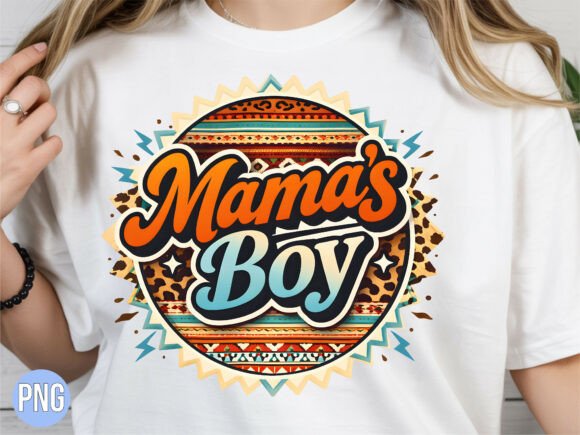 Unlocking Creativity with the Retro Western Mama’s Boy Shirt PNG