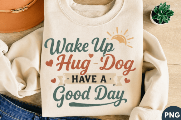 Wake Up Hug Dog Have a Good Day T-shirt: A Guide to Creating Heartwarming Apparel